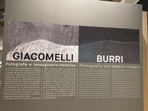 Al MAXXI è terminata la mostra dedicata a Giacomelli e Burri