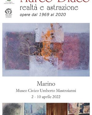 Al Museo Civico Umberto Mastroianni in Marino (Roma):MARCO DIACO – OPERE DAL 1969 AL 2020