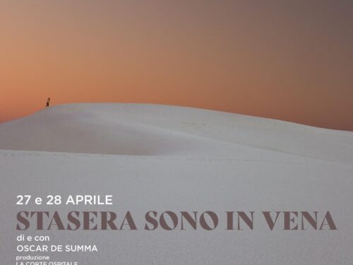 «Stasera Sono In Vena» con Oscar De Summa al Teatro Basilica in Roma